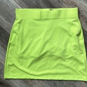 Links skirt, size medium, lime green skort athletic